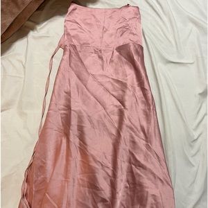 Mini silk dress